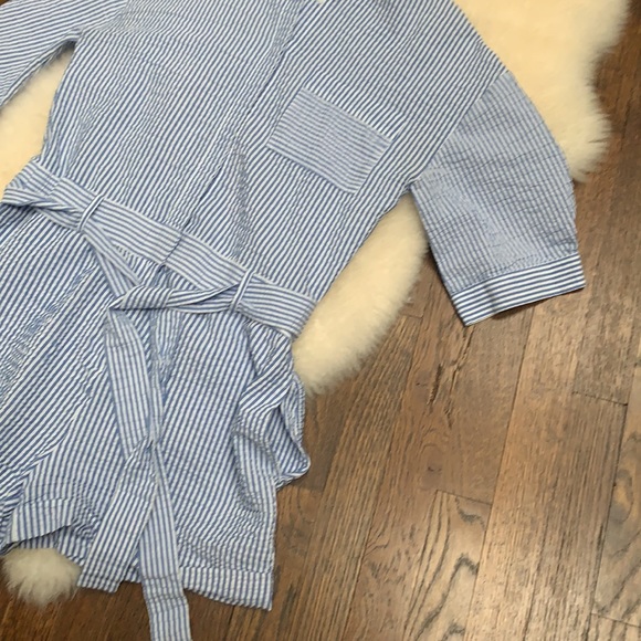 Searsucker Romper with Embroidered Back - Picture 5 of 5